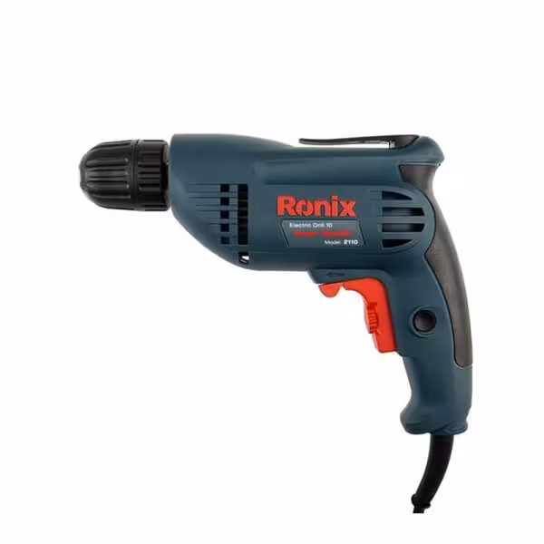 دریل 10 میلی متر معمولی سه نظام اتوماتیک 400وات رونیکس مدل 2110