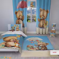 سرویس روتختی طرح تدی ساحلی یک نفره کد A3174