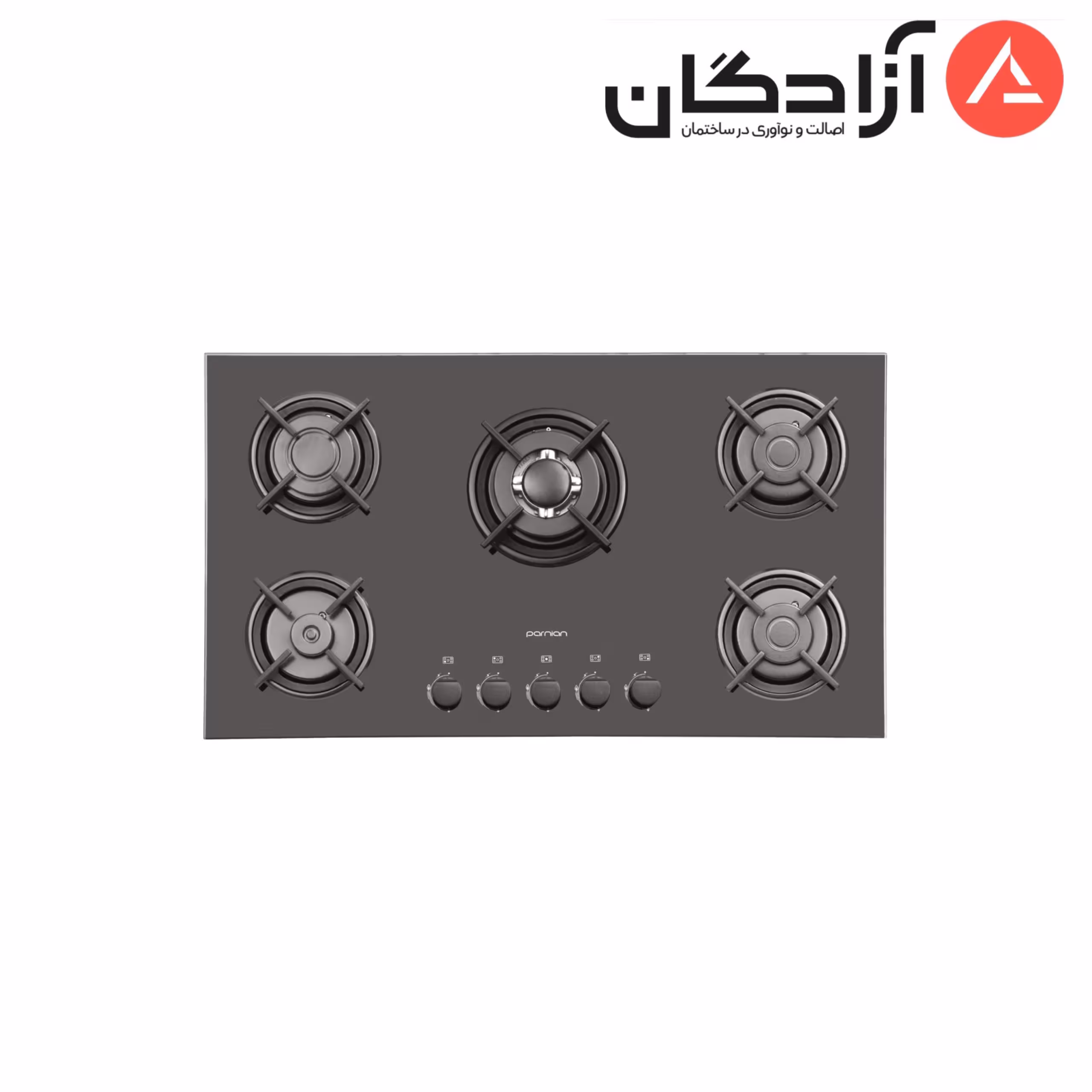 اجاق گاز شیشه ای پرنیان استیل PB5212