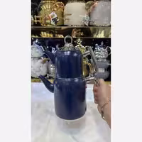 کتری قوری رنگی نزاز با طرح ترک