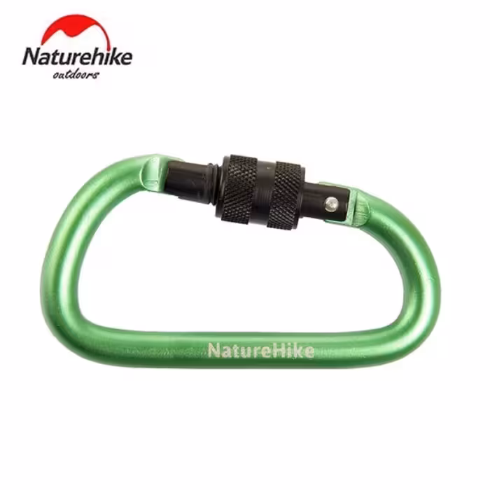 کارابین کوهنوردی نیچرهایک مدل D-Utility 6cm with Lock