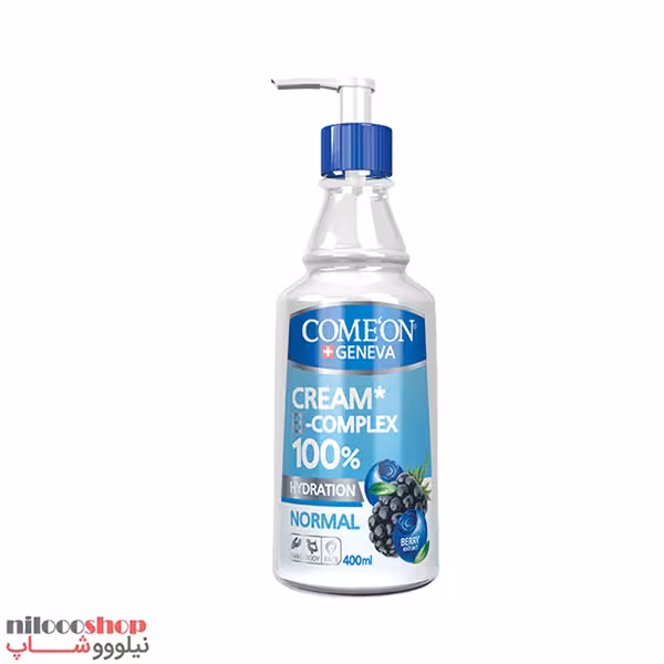کرم مرطوب کننده کامان مدل Normal حجم 400 میلی لیتر