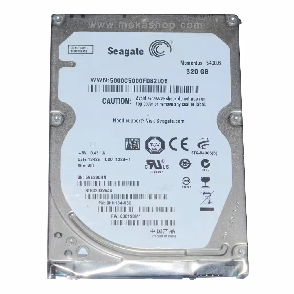 هارد لپ تاپ توشیبا HDD Laptop Seagate 320 GB Sata 5400 PRM