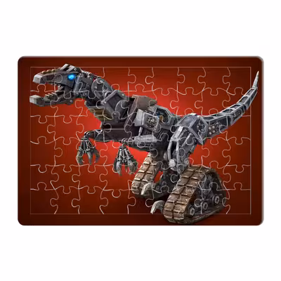 پازل 54 تکه طرح ماشیناسور ها مدل P663