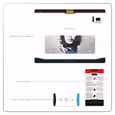 برچسب پوششی ماهوت مدل Che-Guevara مناسب برای تبلت سامسونگ Galaxy Tab S2 9.7 2016 T813N