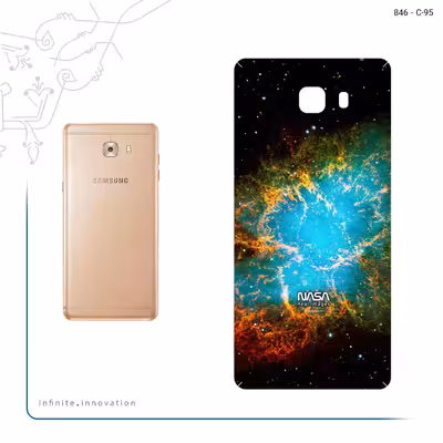برچسب پوششی ماهوت مدل Universe b NASA 9 مناسب برای گوشی موبایل سامسونگ Galaxy C9 Pro