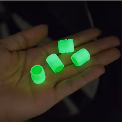 چراغ سر والف لاستیک مدل بدون باتری BE1101-3 بسته 10 عددی