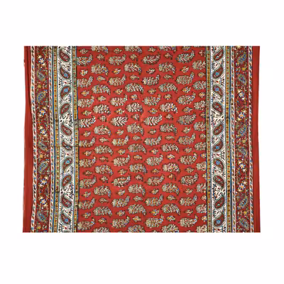 رومیزی قلمکار صدر مدل چلوار طرح کف لپ کد 180