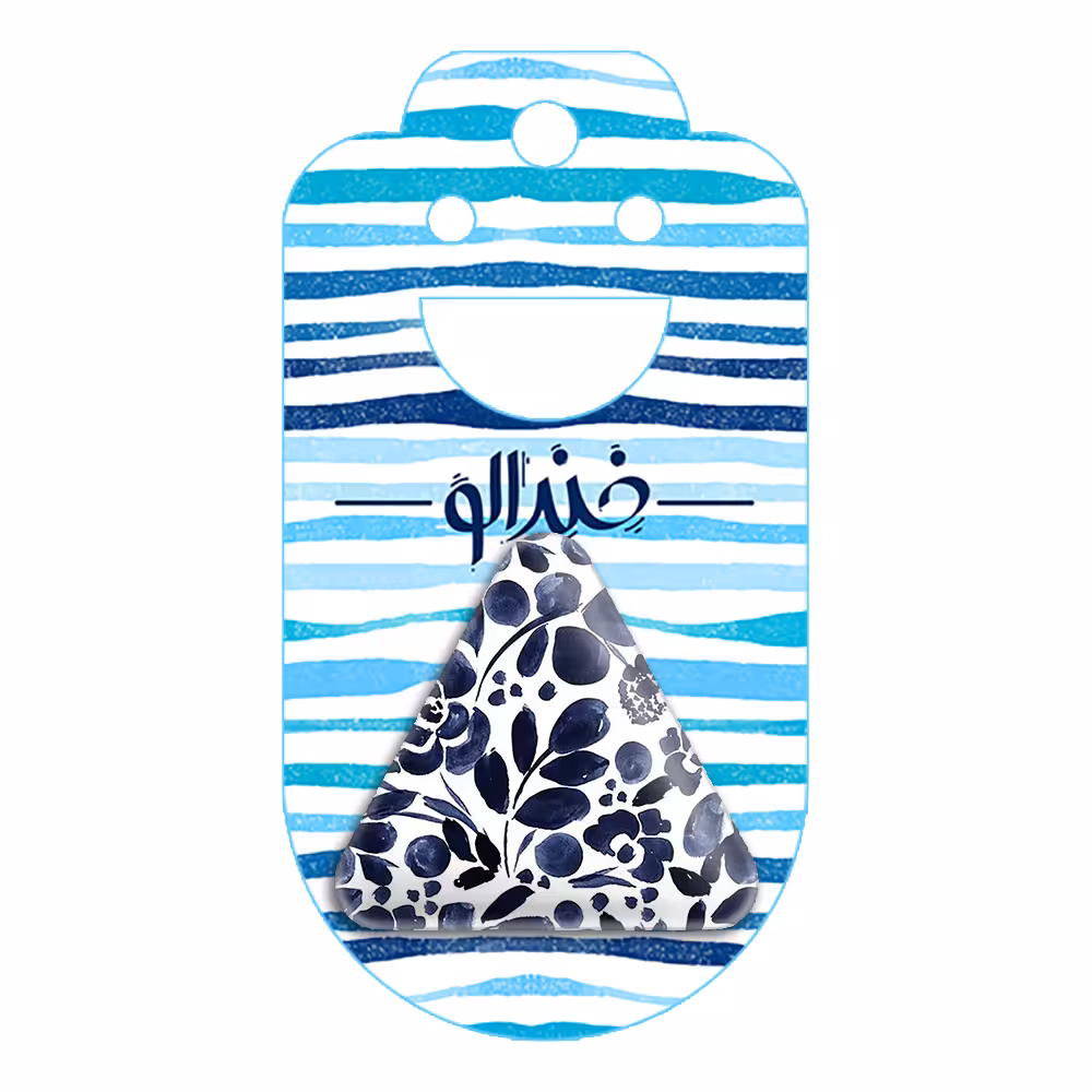 پیکسل خندالو طرح گل گلی مدل مثلثی کد 2205