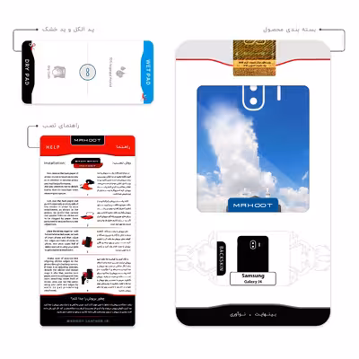 برچسب پوششی ماهوت مدل Kaaba مناسب برای گوشی موبایل سامسونگ Galaxy J4