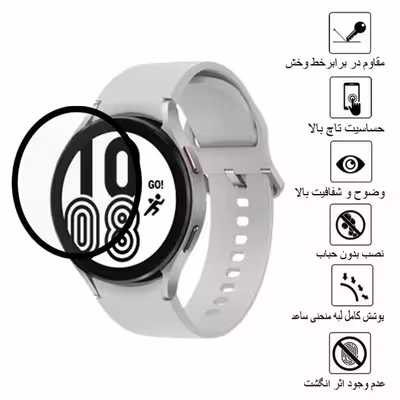 محافظ صفحه نمایش تراستکتور مدل PMTA مناسب برای ساعت هوشمند سامسونگ Galaxy Watch4 40mm