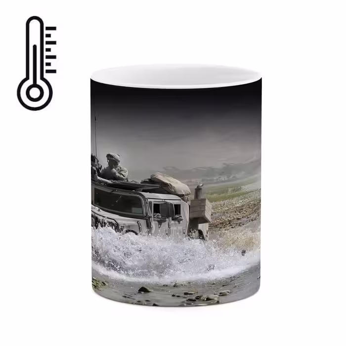 ماگ حرارتی کاکتی طرح تانک مدل mgh15531