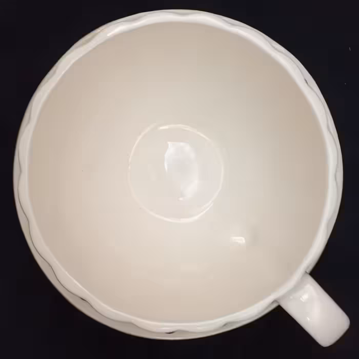 ست فنجان و نعلبکی سرامیکی هیوا طرح خالدار کد 11274870