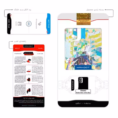 برچسب پوششی ماهوت مدل Collage of Women Portrait 1 مناسب برای گوشی موبایل شیائومی Redmi Note 10 Pro Max