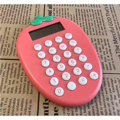 ماشین حساب مدل توت فرنگی کد 9