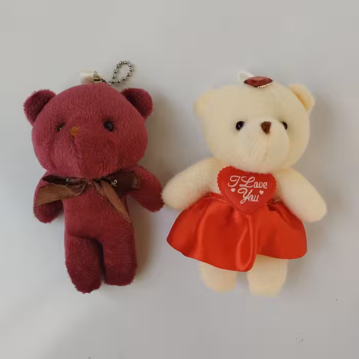 آویز عروسکی مدل خرس بسته 2 عددی