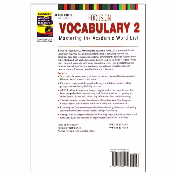 کتاب Focus On Vocabulary اثر جمعی از نویسندگان انتشارات سپاهان 2 جلدی