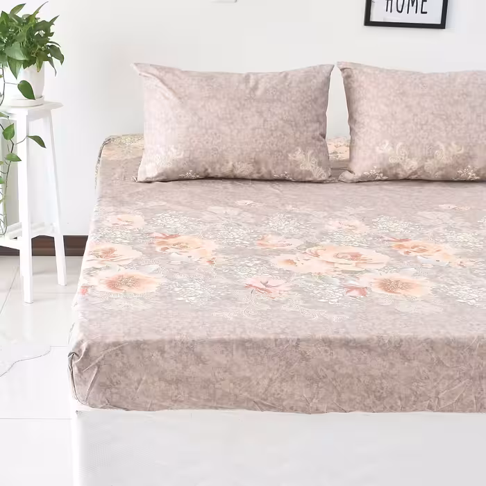 سرویس ملحفه بومرنگ مدل Rona-120  یکنفره 2 تکه