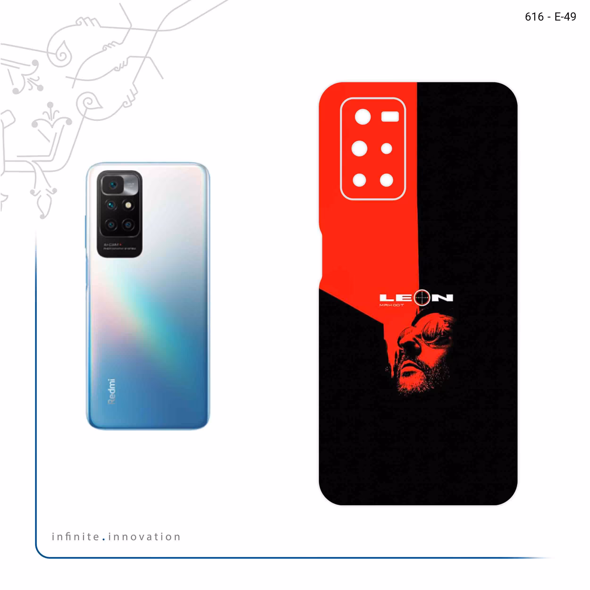 برچسب پوششی ماهوت مدل The Professional مناسب برای گوشی موبایل شیائومی Redmi Note 11 4G