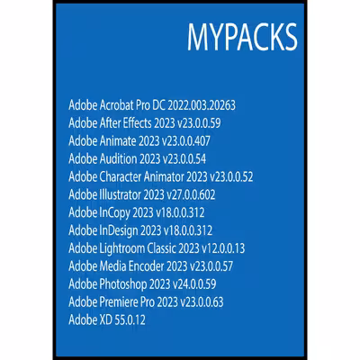 نرم افزار Adobe Master Collection - 2023 نشر مای پکس 