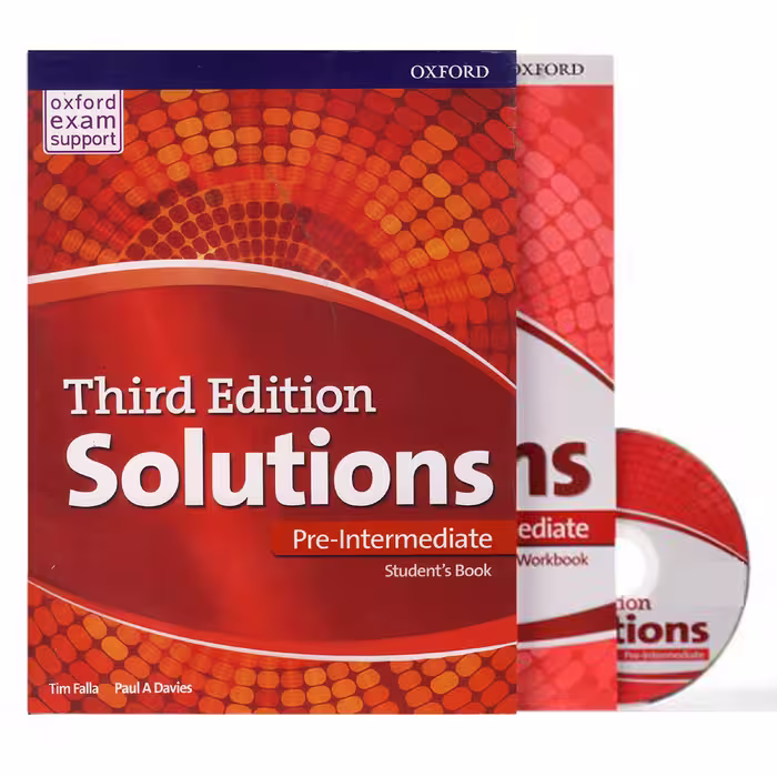 کتاب Solutions Pre-Intermediate 3rd Edition اثر Paul A.Davies and Tim Falla انتشارات آکسفورد