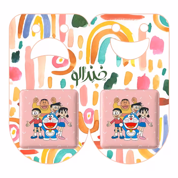 پیکسل خندالو مدل انیمه دورایمون کد 4962 به همراه مگنت