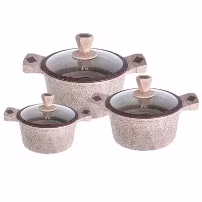 سرویس قابلمه 6 پارچه زیو مدل Z-8150-26
