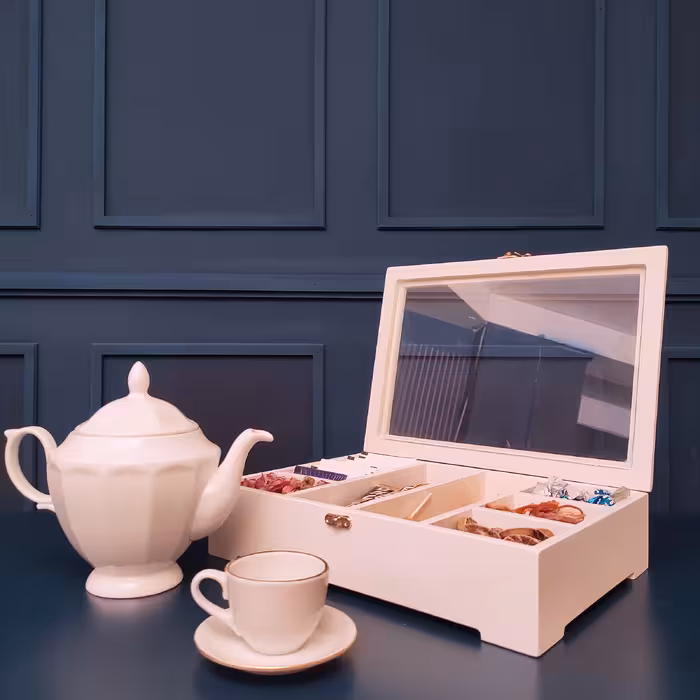 جعبه پذیرایی مدل هشت پارت