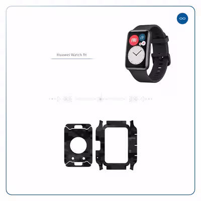برچسب ماهوت طرح Night Army Pixel مناسب برای ساعت هوشمند هوآوی Watch Fit