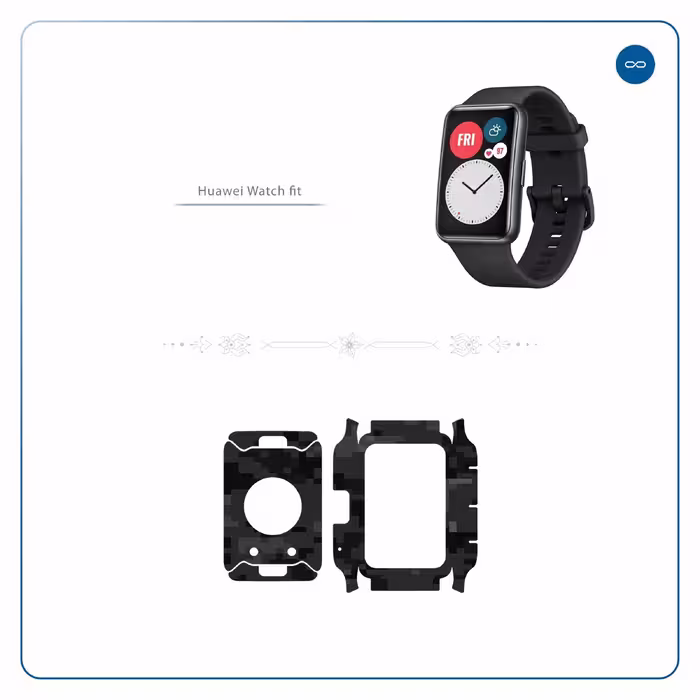 برچسب ماهوت طرح Night Army Pixel مناسب برای ساعت هوشمند هوآوی Watch Fit