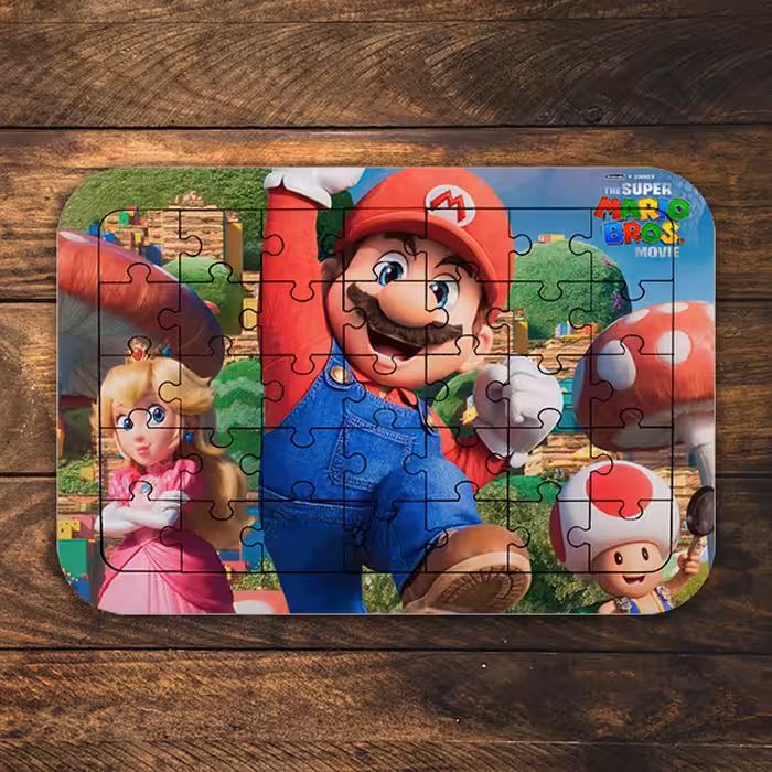  پازل 35 تکه طرح انیمیشن برادران سوپر ماریو کد NI2360