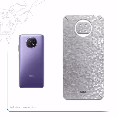 برچسب پوششی ماهوت مدل Silver-Silicon مناسب برای گوشی موبایل شیائومی Redmi Note 9T