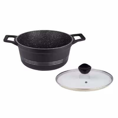قابلمه مدل گرانیتی طرح کلاسیک کد nu-7807 سایز 28