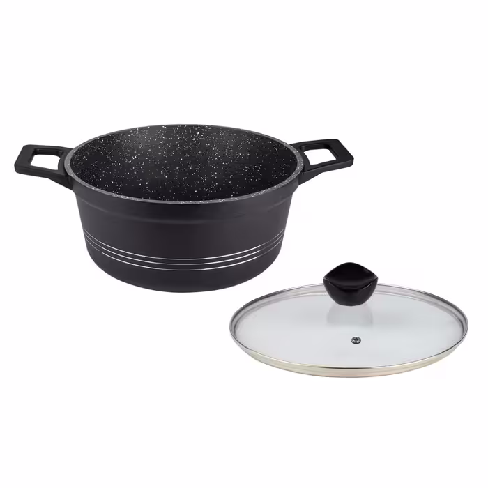 قابلمه مدل گرانیتی طرح کلاسیک کد nu-7807 سایز 28