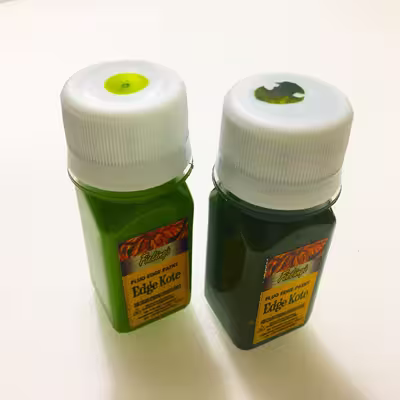 رنگ سبز لبه چرم ادج کوت مدل EK-Grn-2X حجم 30 میلی لیتر  بسته 2 عددی
