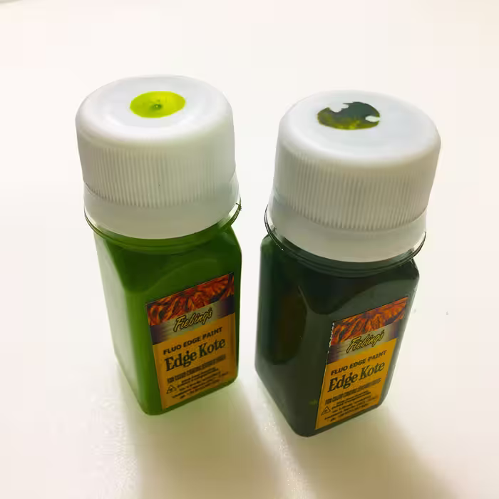 رنگ سبز لبه چرم ادج کوت مدل EK-Grn-2X حجم 30 میلی لیتر  بسته 2 عددی