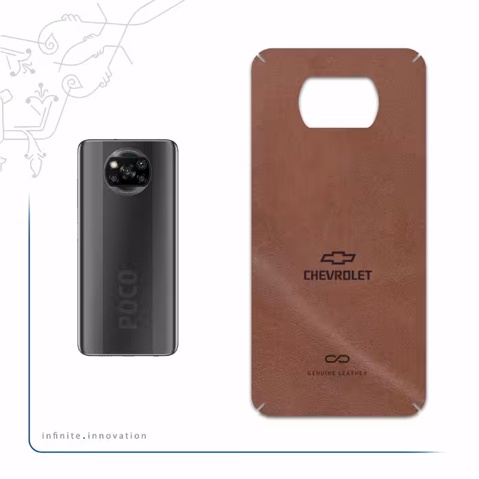 برچسب پوششی ماهوت مدل MNL-CHVRLT مناسب برای گوشی موبایل شیائومی Poco X3 NFC