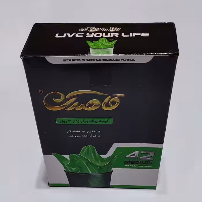 کیسه زباله قاصدک کد C_137 رول 42 عددی