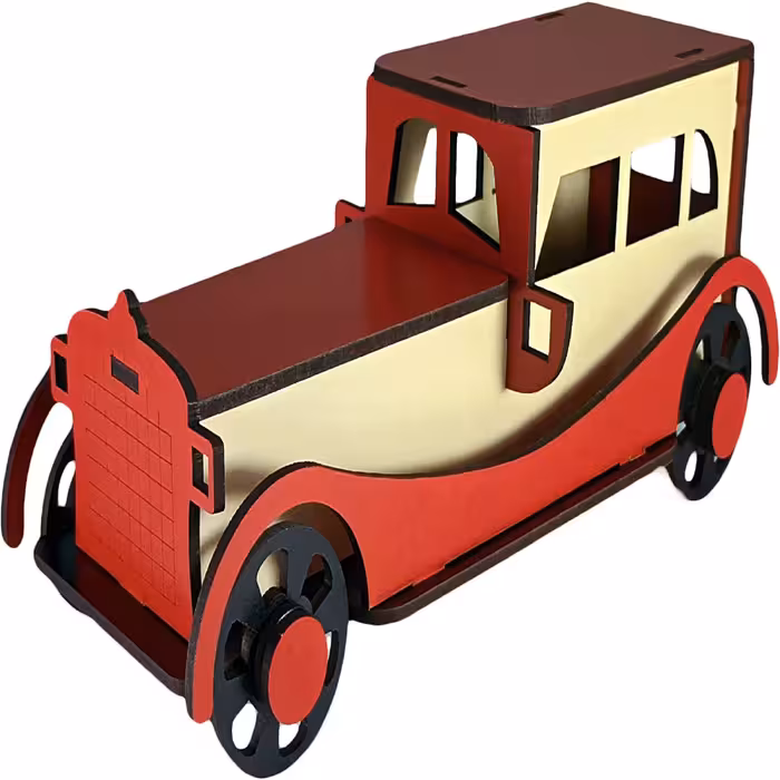 ماکت دکوری مدل چوبی ماشین طرح M500