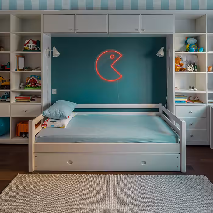 چراغ دیواری نئون دیزاین مدل Packman_RD