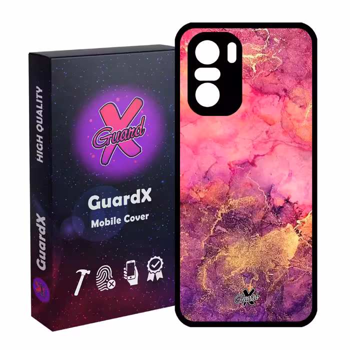 کاور گارد ایکس طرح ماربل مدل Glass10283 مناسب برای گوشی موبایل شیائومی Poco F3/MI 11X/MI 11X Pro/Redmi K40/K40 Pro