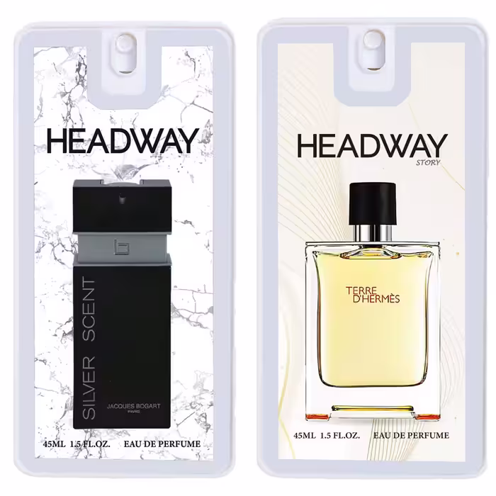 عطر جیبی مردانه هدوی مدل تق هرمس و سیلورسنت حجم 45 میلی لیتر مجموعه 2 عددی