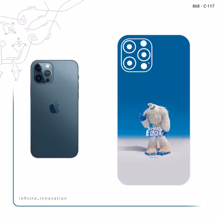 برچسب پوششی ماهوت مدل Smallfoot مناسب برای گوشی موبایل اپل iPhone 12 Pro Max