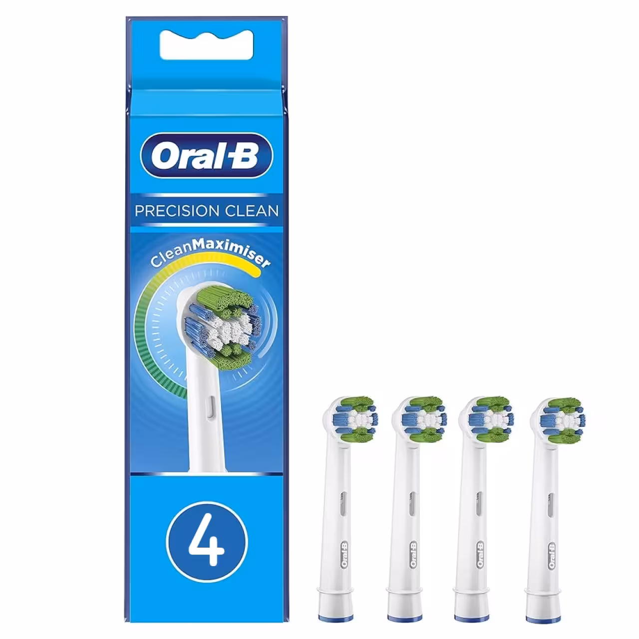 سری یدک مسواک برقی اورال بی مدل Precision Clean بسته 4 عددی