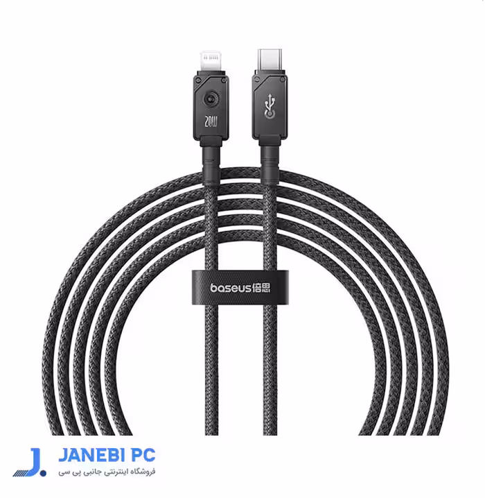 کابل تبدیل 2 متری USB-C به لایتنینگ بیسوس مدل Unbreakable P10355803111-01