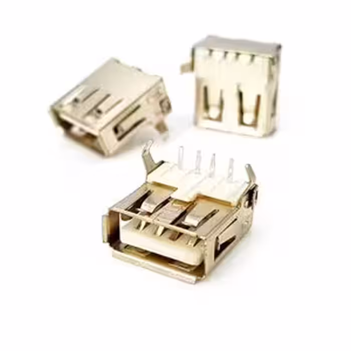 کانکتور مادگی USB تایپ A روبردی  سفید