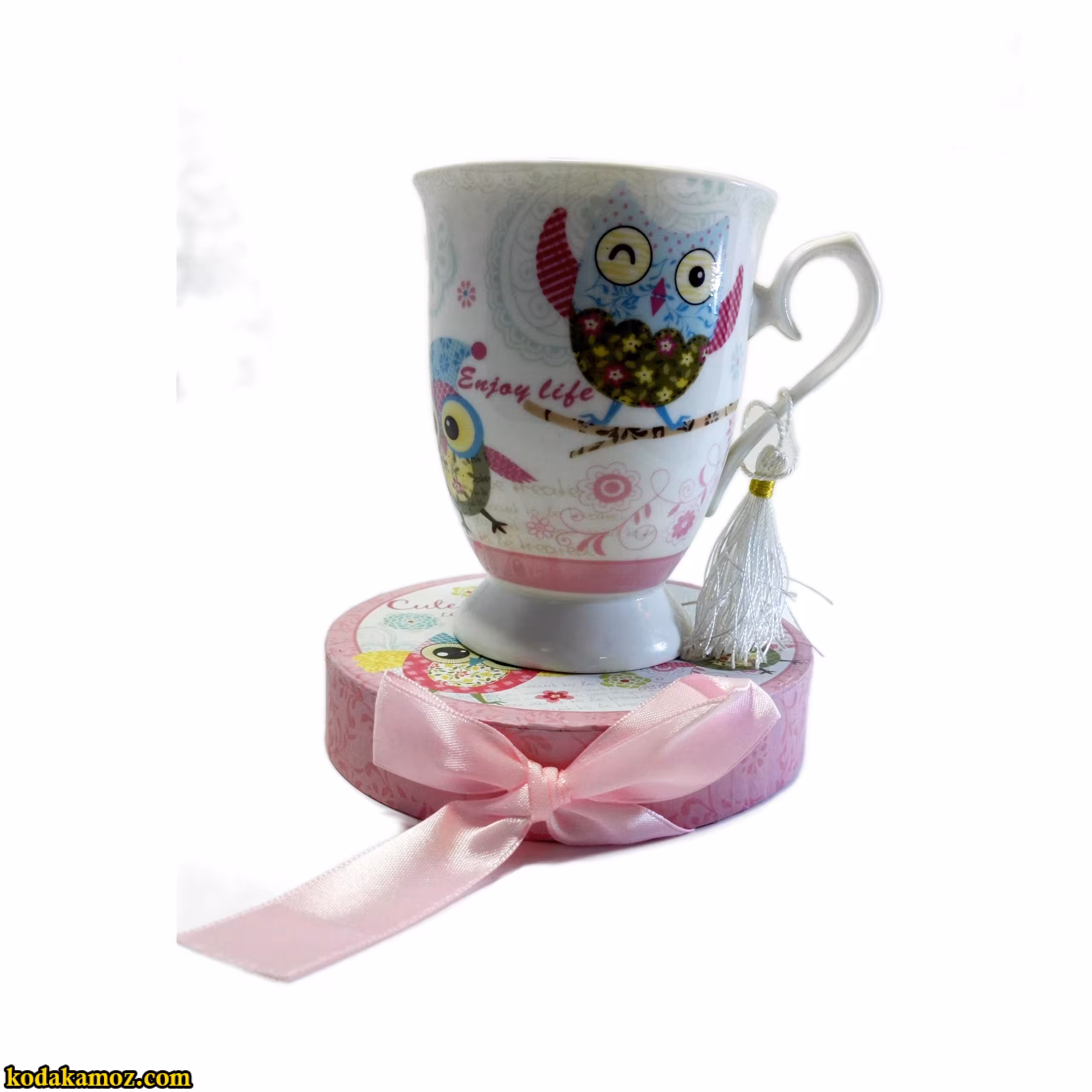 ماگ طرح دار سرامیکی (ماگ طرح جغد)