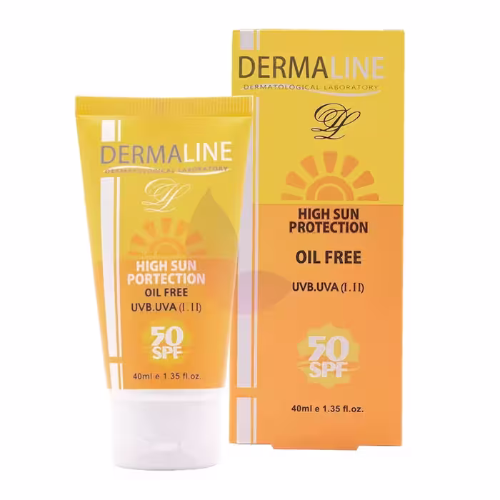کرم ضد آفتاب فاقد چربیSPF50 درمالاین