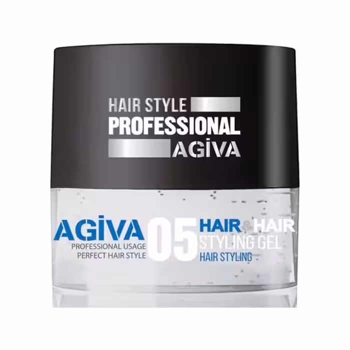 ژل مو آگیوا Agiva شماره 05 مدل Mega Strong حجم 200 میل