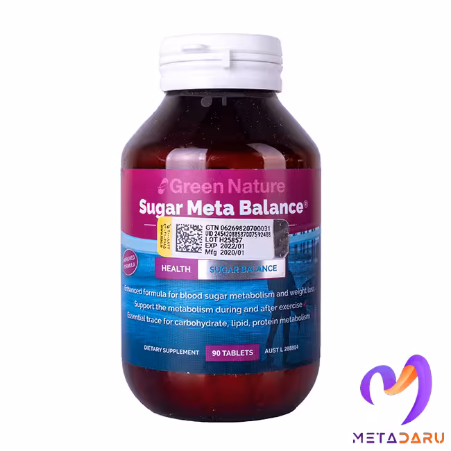 قرص شوگر متا بالانس گرین نیچر 90 عددی SUGAR META BALANCE TAB ( GREEN NATURE )